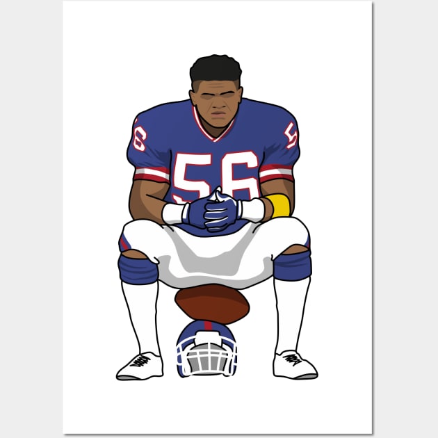 lawrence the linebacker Wall Art by rsclvisual